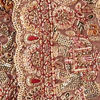 Light Pink Organza Saree with Hand Embroidery
